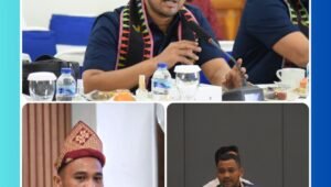 Anggota DPR RI Jamaluddin Idham saat memberikan keterangan terkait kasus dugaan penganiayaan remaja oleh oknum TNI di Aceh Barat, Minggu (22/2/2026)