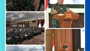 Jenderal TNI Maruli Simanjuntak, Kasad, memberikan pembekalan kepada peserta pendidikan calon komandan satuan di Pussenif Bandung, 25 Februari 2026