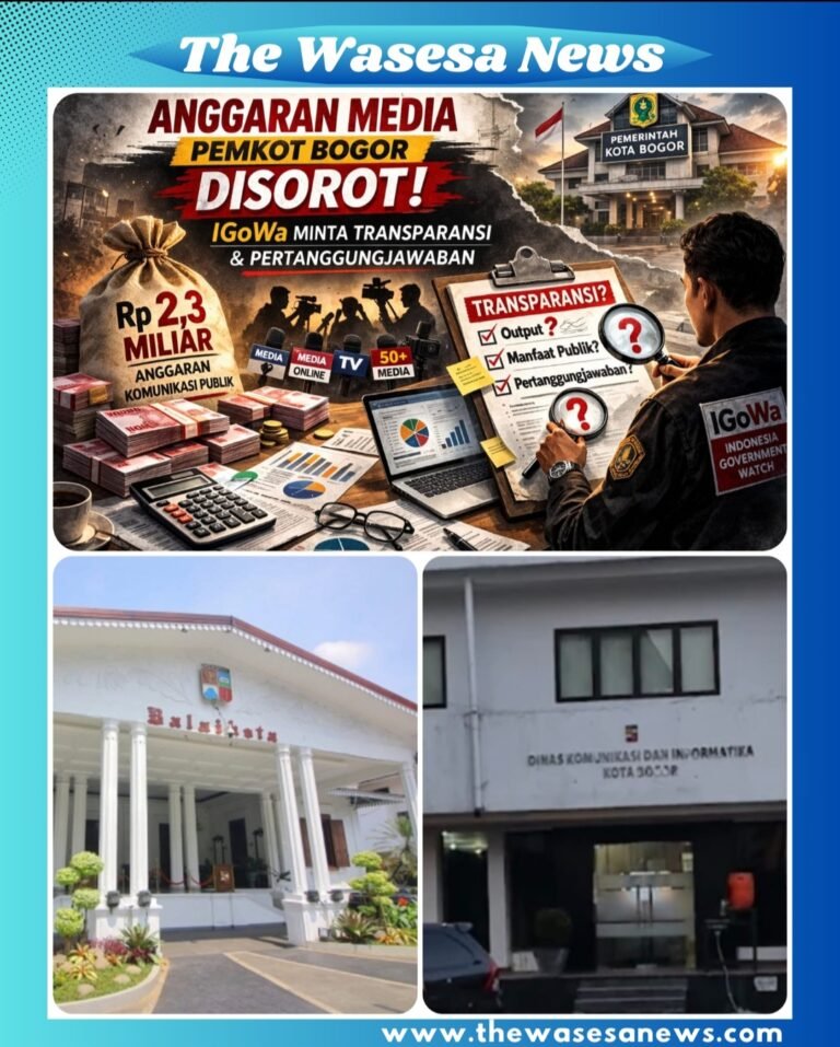 IGoWA kritik alokasi anggaran komunikasi publik Pemkot Bogor.