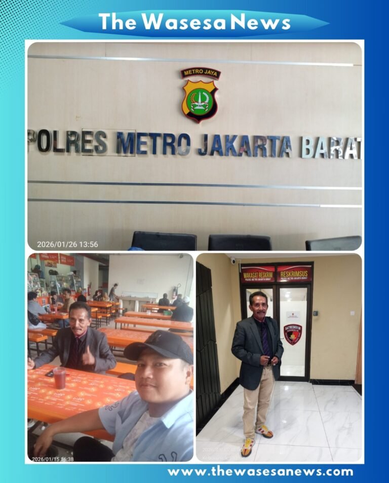 Lembaga Bantuan Hukum (LBH) Harimau Raya saat memberikan keterangan terkait penanganan perkara pencemaran nama baik oleh Polres Metro Jakarta Barat