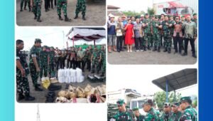 Mayjen TNI Hendy Antariksa, Pangdam I/BB, sedang meninjau proses pemindahan Jembatan Modular Type 3-1 di Titi Papan Medan