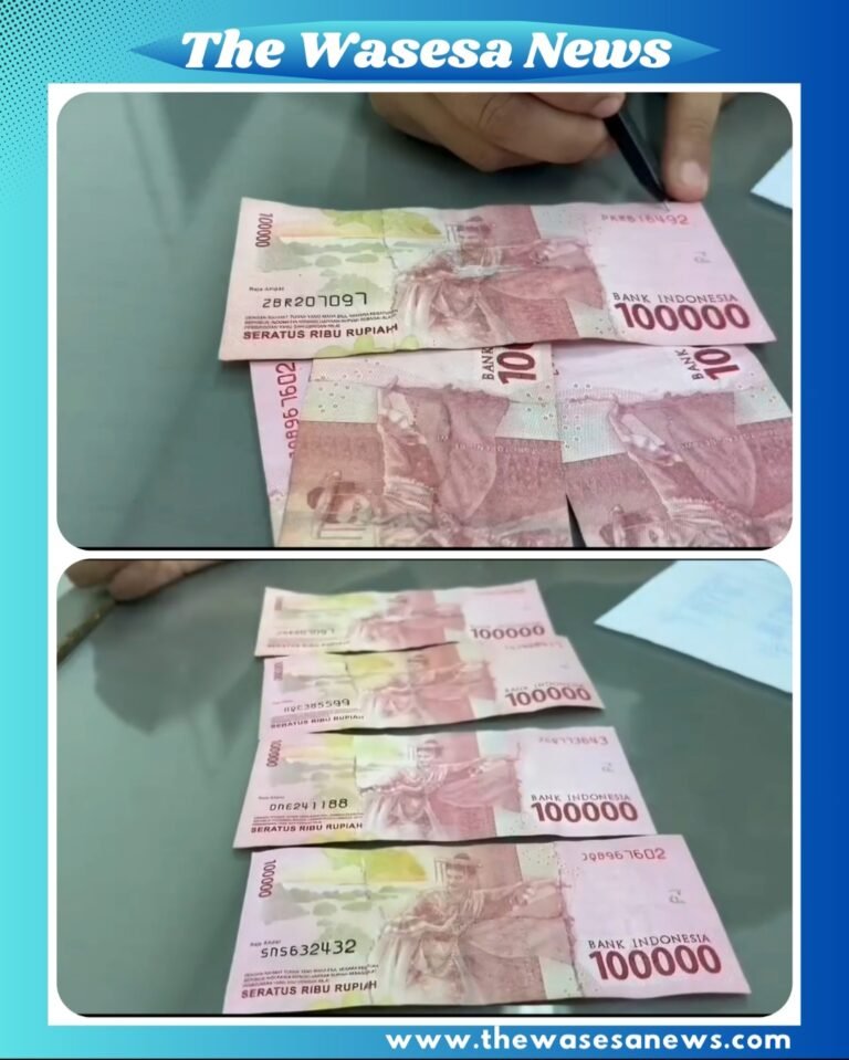 Contoh Uang Mutilasi/