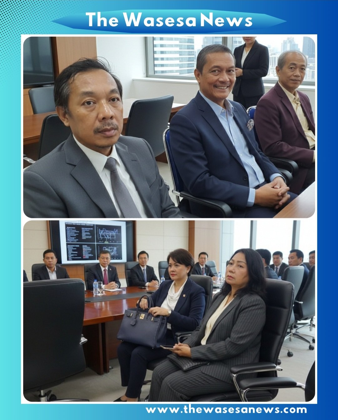 ​Tim investigasi GAKORPAN di ruang rapat koordinasi terkait kasus kematian bayi Jenita di Jakarta Barat.