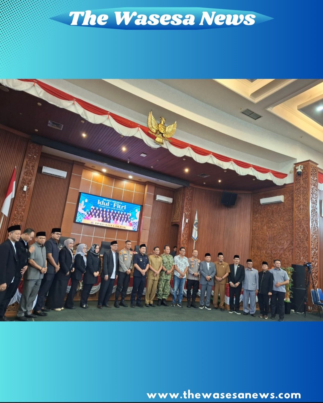 Suasana rapat paripurna DPRD Kota Depok terkait LKPJ Walikota dan Pokir RKPD. - thewasesanews.com