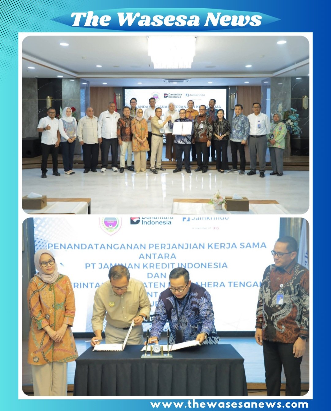 Momen Pemda Halmahera Tengah Gandeng Jamkrindo dalam kerja sama suretyship - The Wasesa News