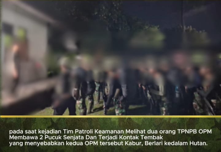 Kontak tembak Koops TNI Papua di Nabire lumpuhkan DPO KKB. - thewasesanews.com