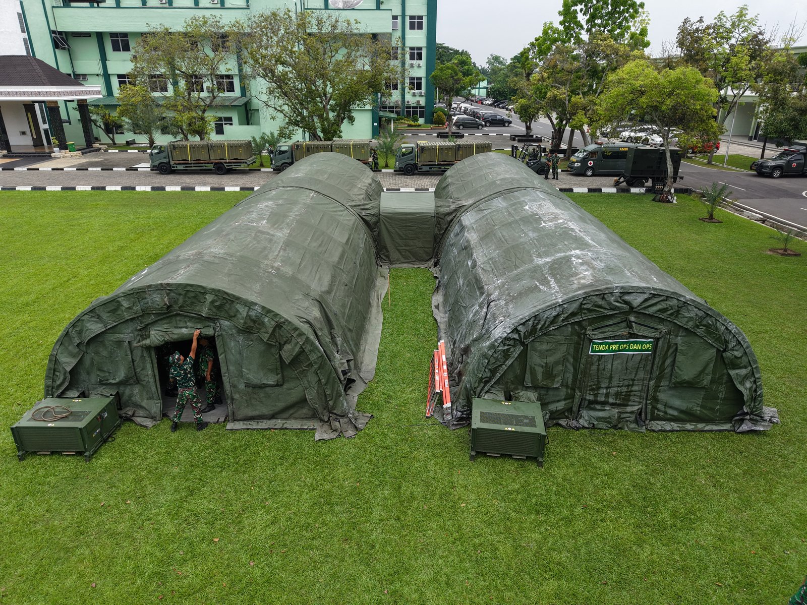 Rumah Sakit Lapangan Kodan 1/Bukit Barisan. - thewasesanews.com