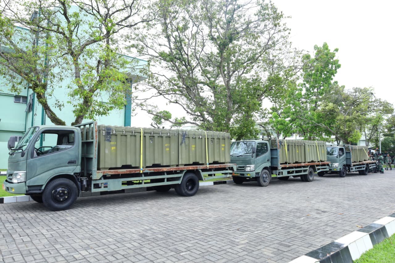 Pangdam I/BB Mayjen TNI Hendy Antariksa saat meninjau fasilitas Rumkitlap di Makodam I/BB. - thewasesanews.com