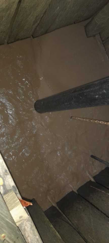 Kondisi air sungai yang keruh di instalasi PDAM Bumi Etam akibat dugaan aktivitas tambang. - thewasesanews.com