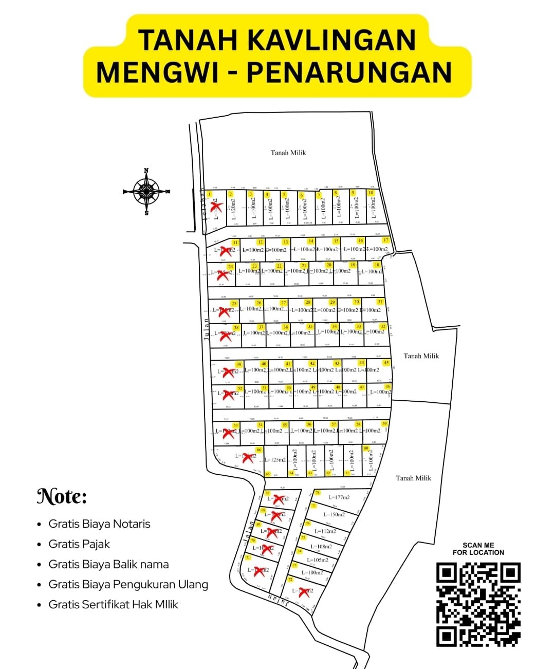 Kavling Perumahan made hiroki. - thewasedanews.com