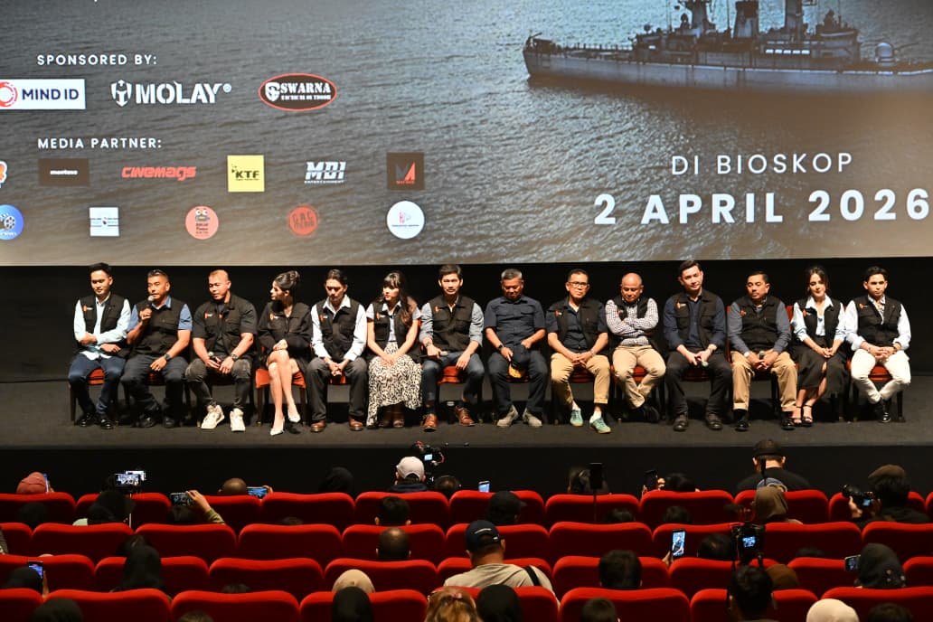 Kepala Staf Angkatan Laut Laksamana TNI Dr. Muhammad Ali saat Gala Premiere film The Hostage's Hero di Epicentrum XXI. - thewasesanews.com