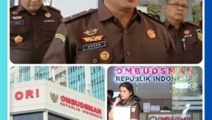 Kapuspenkum Kejagung Anang Supriatna memberikan keterangan mengenai penggeledahan kantor dan rumah Komisioner Ombudsman RI Yeka Hendra Fatika terkait kasus korupsi CPO-minyak goreng, Jakarta, 9 Maret 2026.