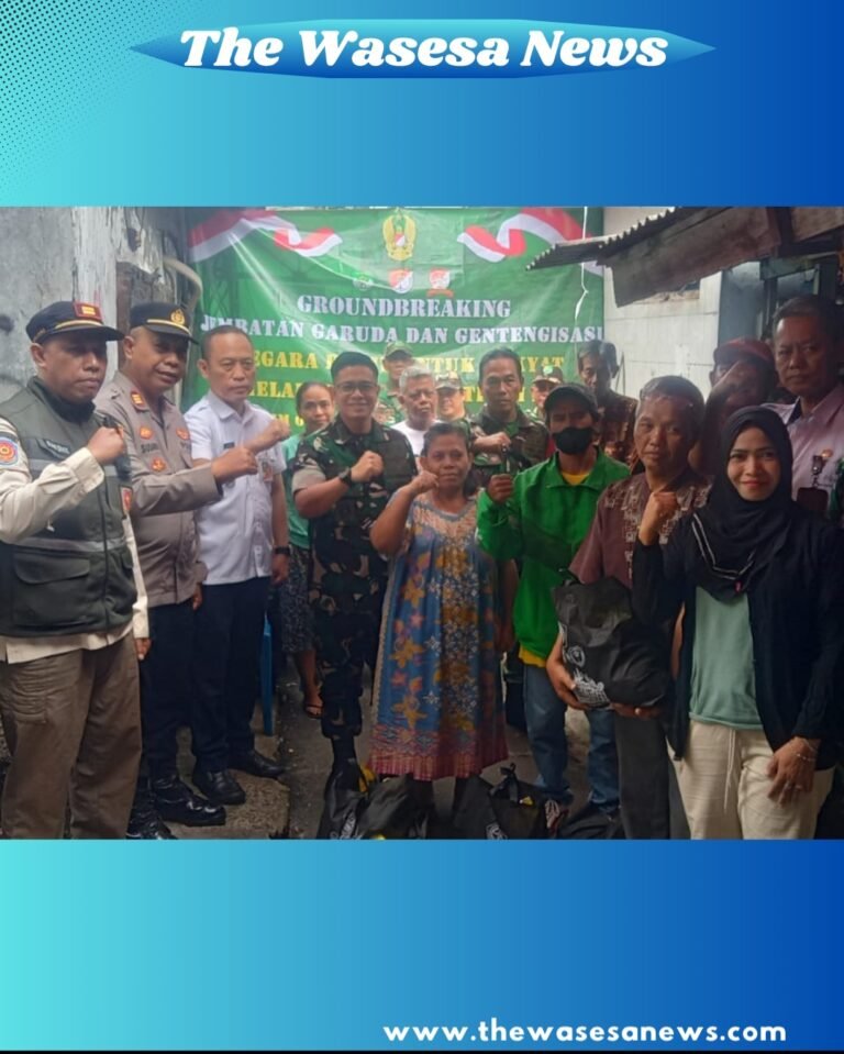 Kodim 0503/Jakarta Barat Dukung Pembangunan Jembatan Garuda dan Program Gentengisasi bagi Rakyat - thewasesanews.com