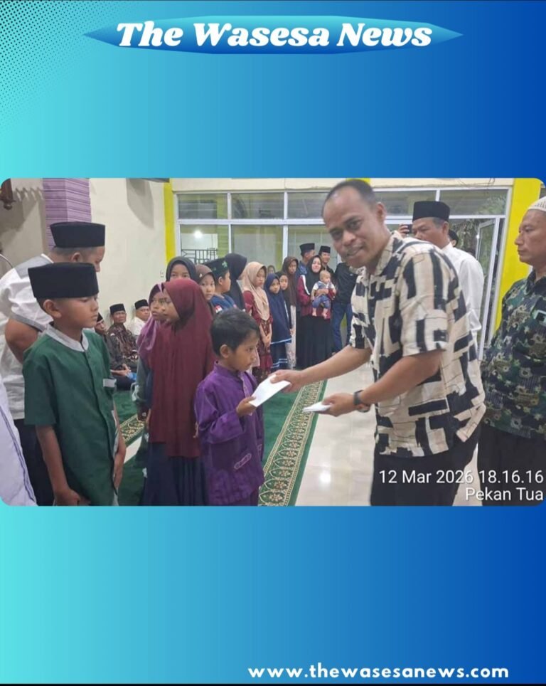 Penyerahan santunan PT Agrinas Palma Nusantara di Indragiri Hilir - thewasesanews