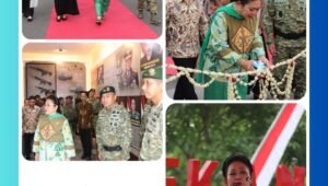 Pangdivif 2 Kostrad resmikan Patung H.M. Soeharto di Brigif 6 Sukoharjo didampingi Titiek Soeharto.