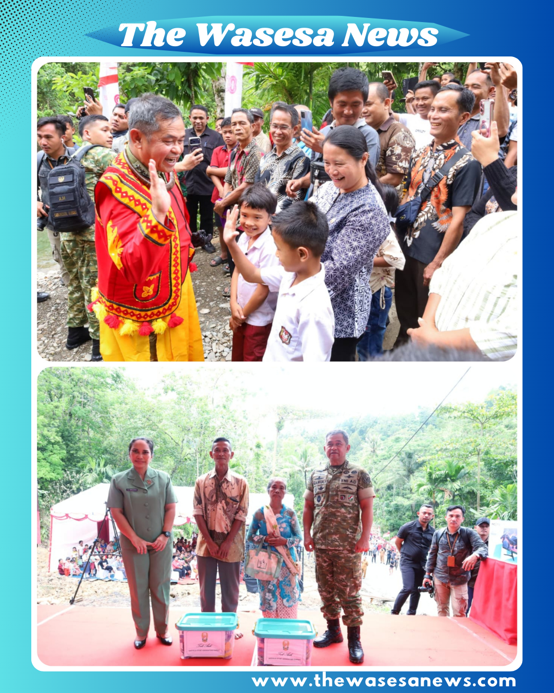 Jenderal TNI Maruli Simanjuntak juga meluangkan waktu untuk berdialog langsung dengan para guru dan siswa SMKN 1 Boronadu.