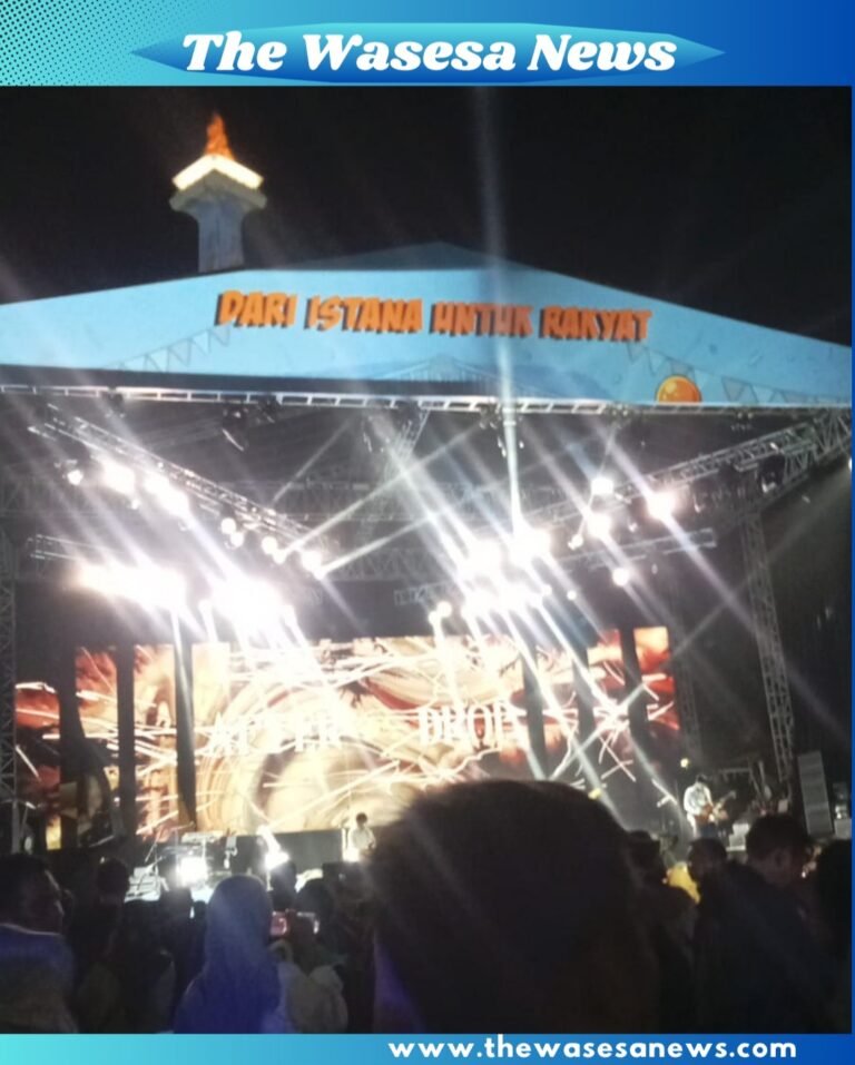 Suasana kemeriahan Pesta Rakyat 2026 yang digelar Presiden RI Prabowo Subianto di Silang Monas Jakarta. - thewasedanews.com