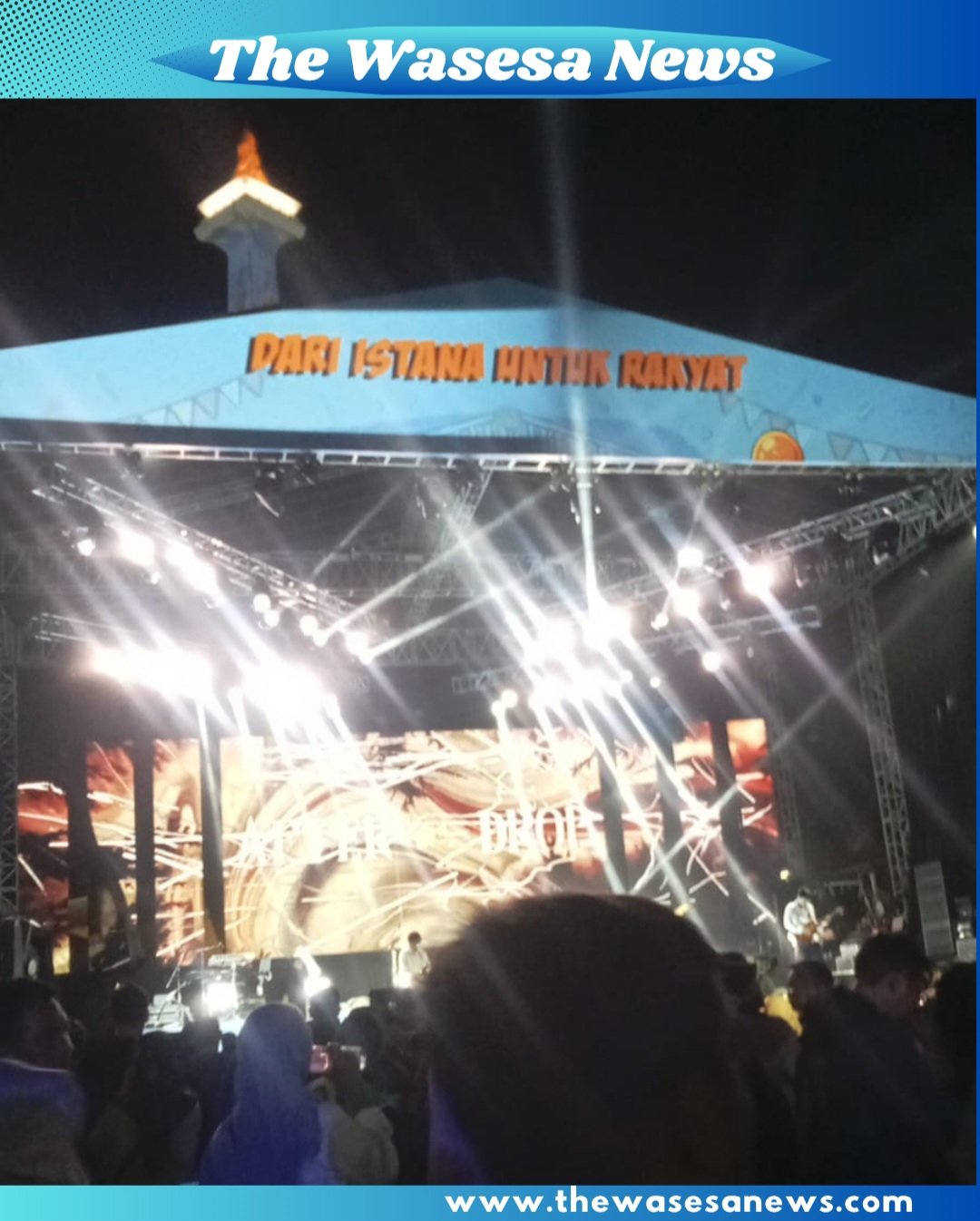 Suasana kemeriahan Pesta Rakyat 2026 yang digelar Presiden RI Prabowo Subianto di Silang Monas Jakarta. - thewasedanews.com