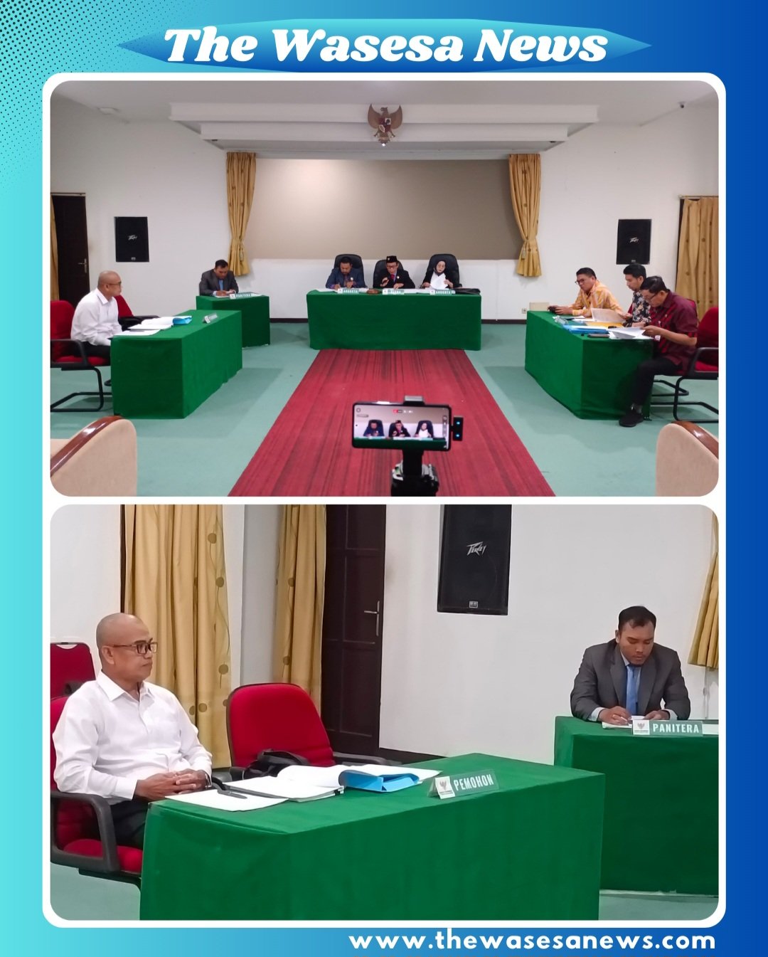 Sidang ajudikasi lanjutan antara Nuusantara News dan Dinas PUPR Kota Pontianak di Komisi Informasi Provinsi Kalimantan Barat, membahas kepemilikan informasi pengadaan proyek publik