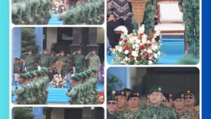 Panglima TNI Jenderal TNI Agus Subiyanto memberikan amanat dalam peringatan HUT Kostrad ke-65, menekankan pentingnya kesiapsiagaan menghadapi ancaman multidimensi, 6 Maret 2026.