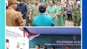 Kasad Resmikan Jembatan Bailey Sifalago Gomo Nias Selatan.