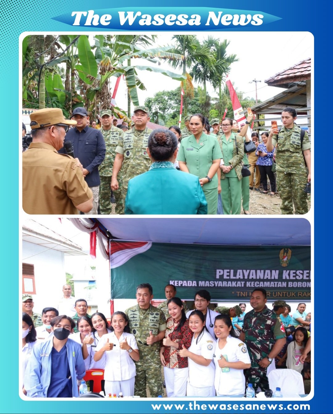 Kasad Resmikan Jembatan Bailey Sifalago Gomo Nias Selatan.