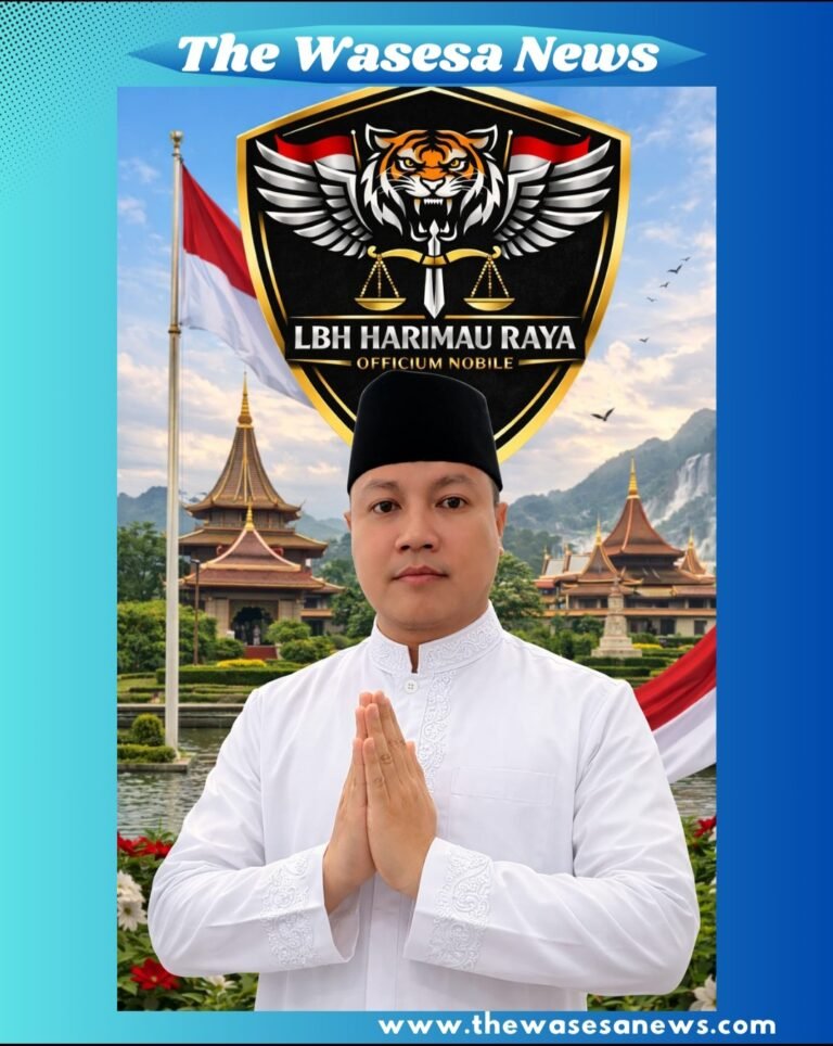 Ketua Umum LBH Harimau Raya Dimas Wahyu ucapkan Selamat Idul Fitri. - thewasesanews.com