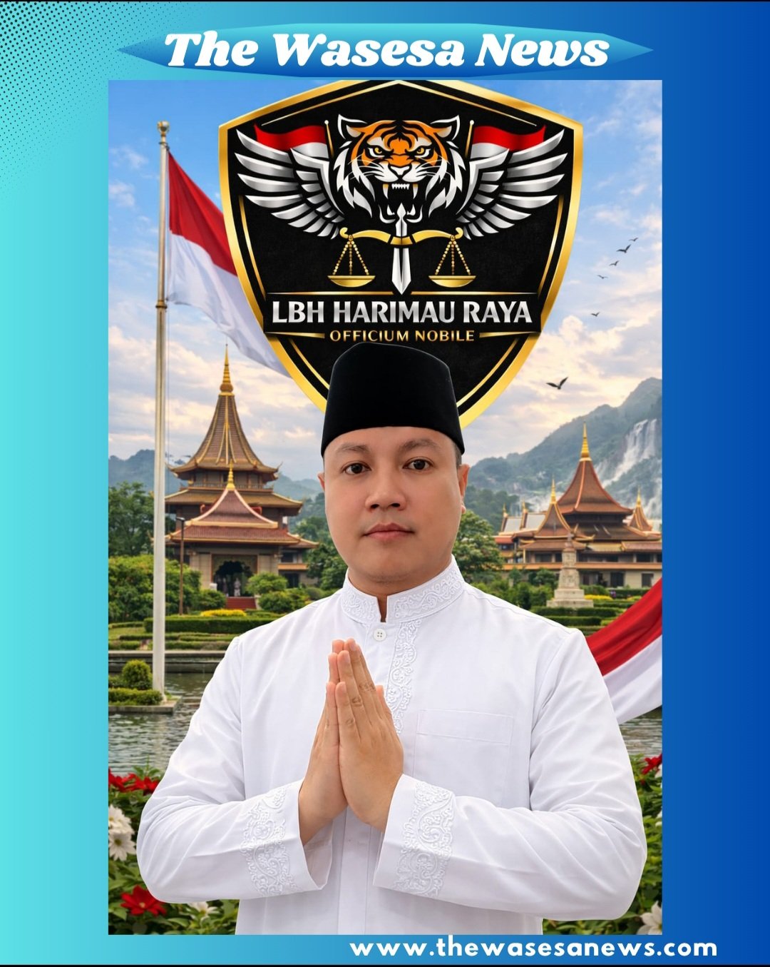 Ketua Umum LBH Harimau Raya Dimas Wahyu ucapkan Selamat Idul Fitri. - thewasesanews.com