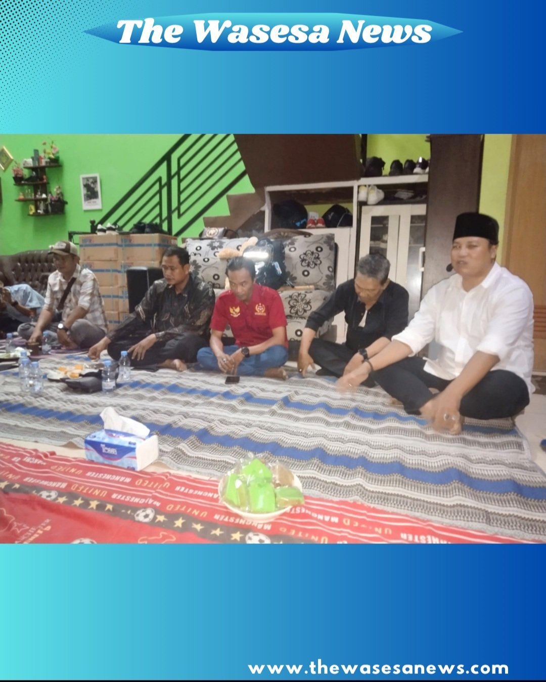 Dimas Wahyu S.H. Pid saat memberikan sambutan dalam acara Halalbihalal LBH Harimau Raya. - thewasesanews.com