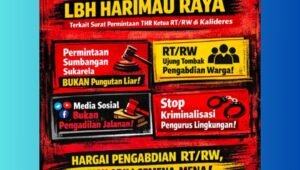 Logo LBH Harimau Raya Pernyataan Sikap Kasus THR Kalideres - thewasesanews.com