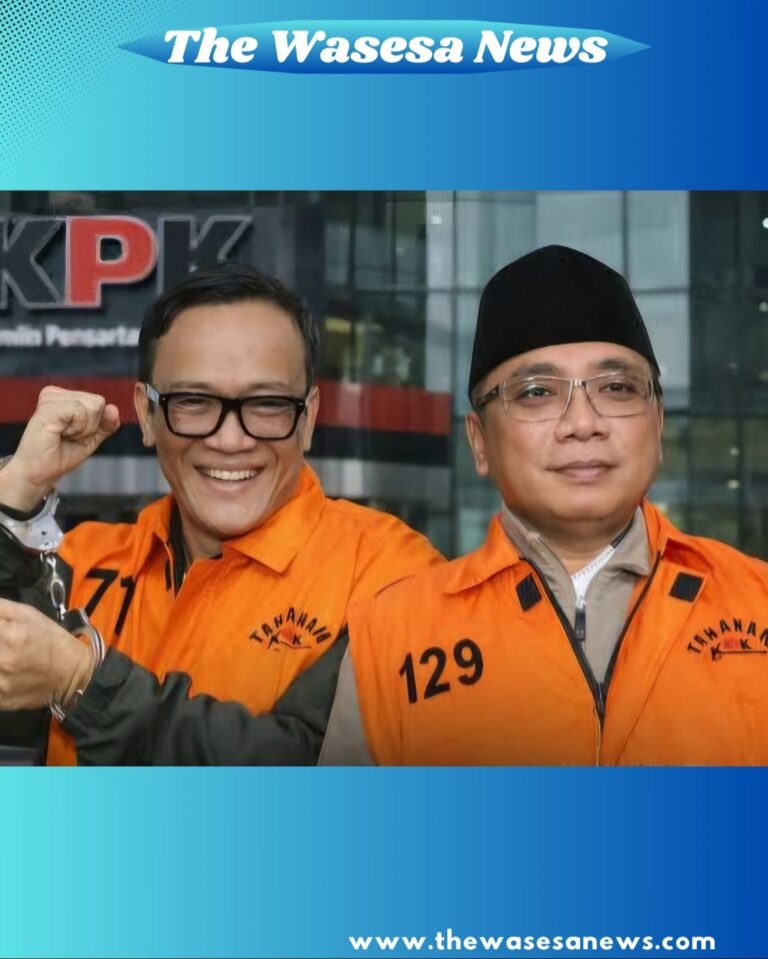 Mantan Wakil Menteri Ketenagakerjaan Noel saat menjalani proses hukum terkait dugaan korupsi di lingkungan Kemnaker. - thewasesanews.com