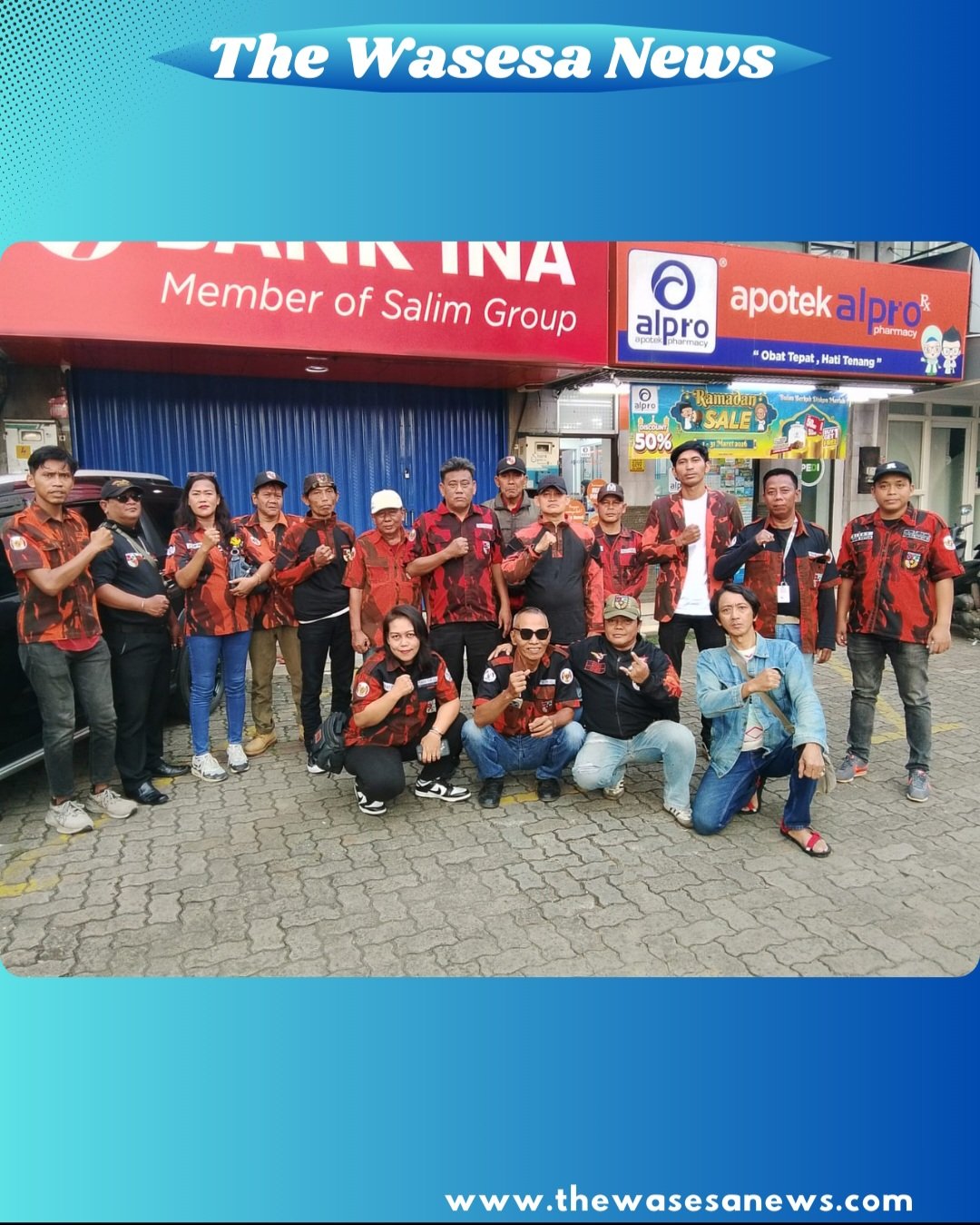 Aksi sosial Pemuda Pancasila Ranting Lebak Bulus pimpinan Ketua Bulux bersama undangan. - thewasesanews.com