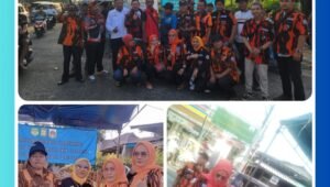 Para anggota Pemuda Pancasila Ranting Kebon Bawang bersama Wakil Ketua MPC Jakarta Utara (Waka L) dan Rudi Lubis P2AC MPC