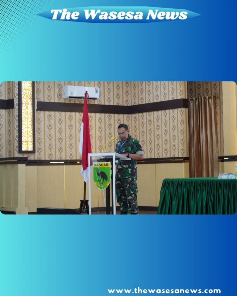 ​Kolonel Inf Hendra S membacakan sambutan Aspers Kasad saat memimpin Sidang Pantukhir Cata PK Kodam XVIII/Kasuari 2026 - thewasesaness.com