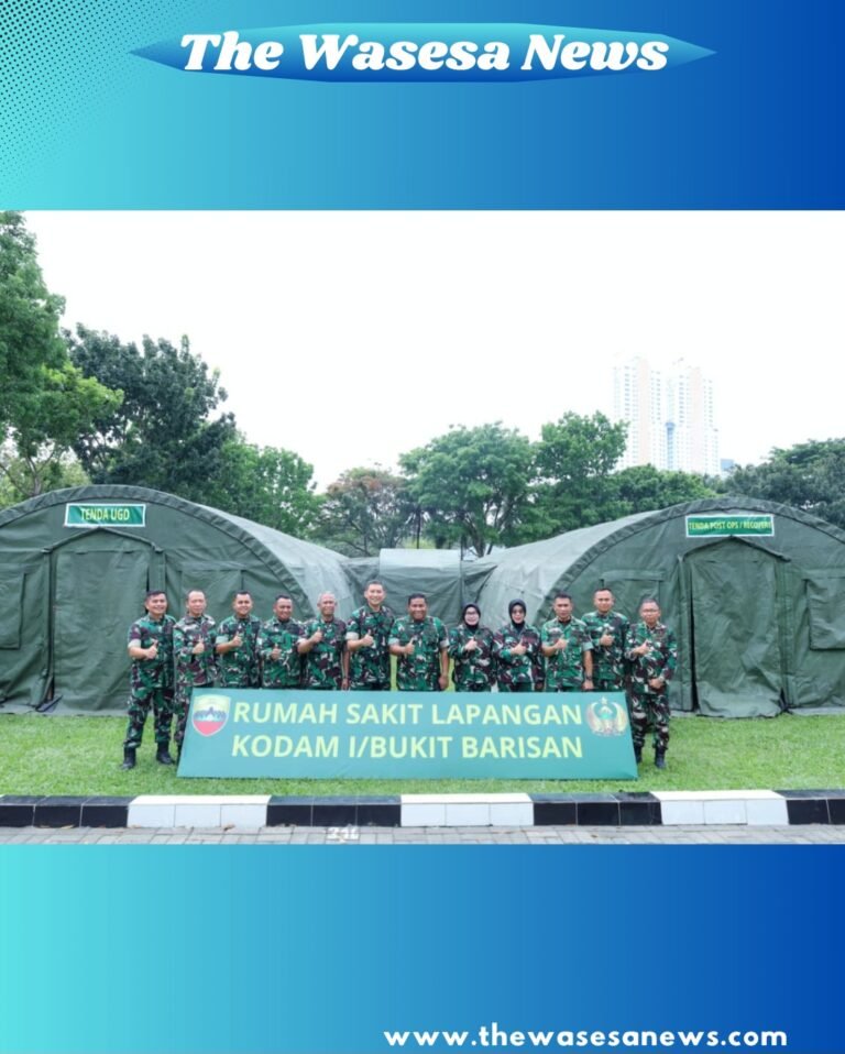 Pangdam I/BB Mayjen TNI Hendy Antariksa saat meninjau fasilitas Rumkitlap di Makodam I/BB. - thewasesanews.com