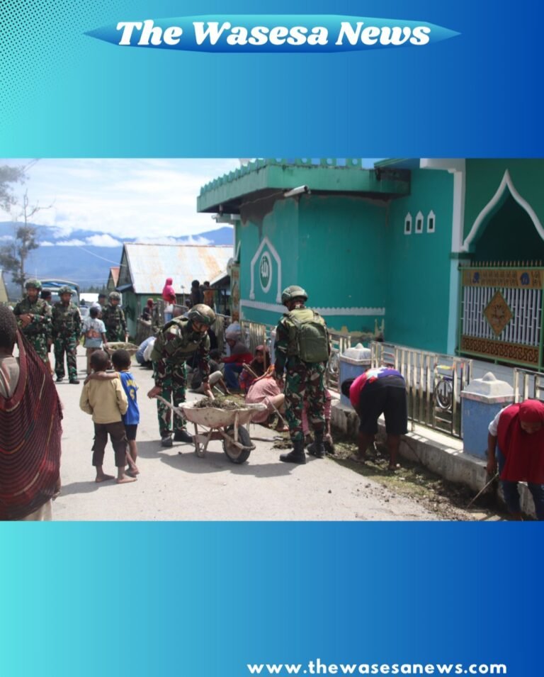 Karya Bakti Satgas Yonif 521/DY di Masjid Al Aqsa Walesi. - thewasesaness.com