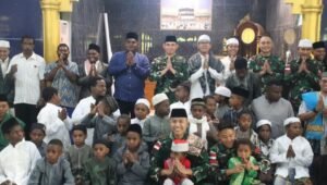 Satgas Yonif 521/DY Sholat Idul Fitri di Papua Pegunungan. - thewasesanews.com