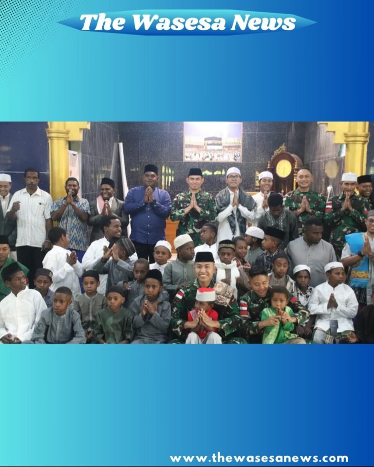 Satgas Yonif 521/DY Sholat Idul Fitri di Papua Pegunungan. - thewasesanews.com