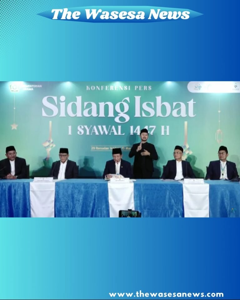 Menteri Agama Nasaruddin Umar umumkan hasil Sidang Isbat 2026. - thewasesanews.com