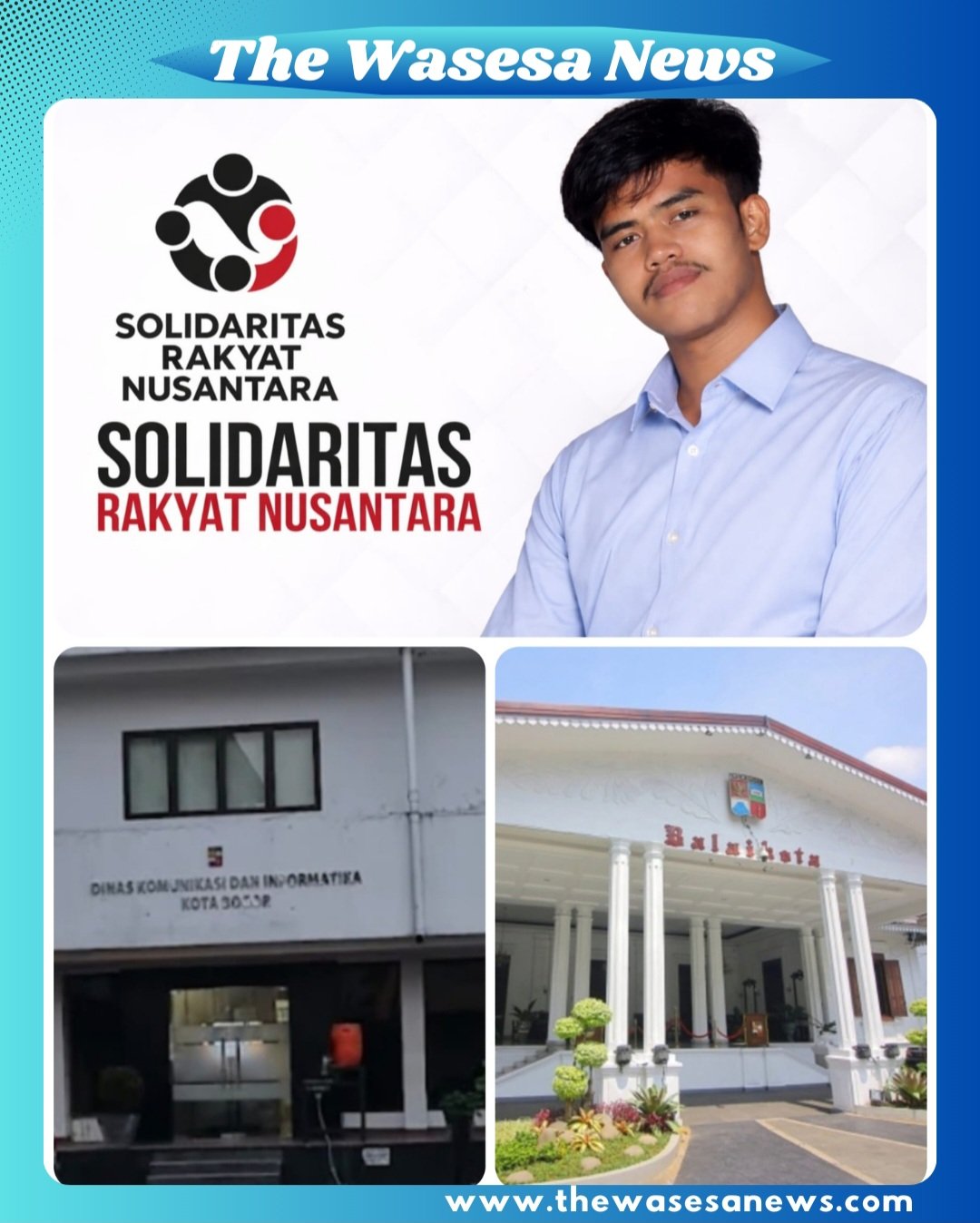 “Ketua SORAK Nusantara, Iqbal Riski Pratama, saat memberikan pernyataan terkait kritik anggaran komunikasi publik Pemkot Bogor di kantor sekretariat organisasi, Bogor, Jumat (6/3)”