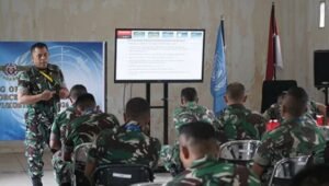 Bakti TNI Yonif 305/Tengkorak dalam pembekalan ToT misi perdamaian PBB. - thewasesanews.com