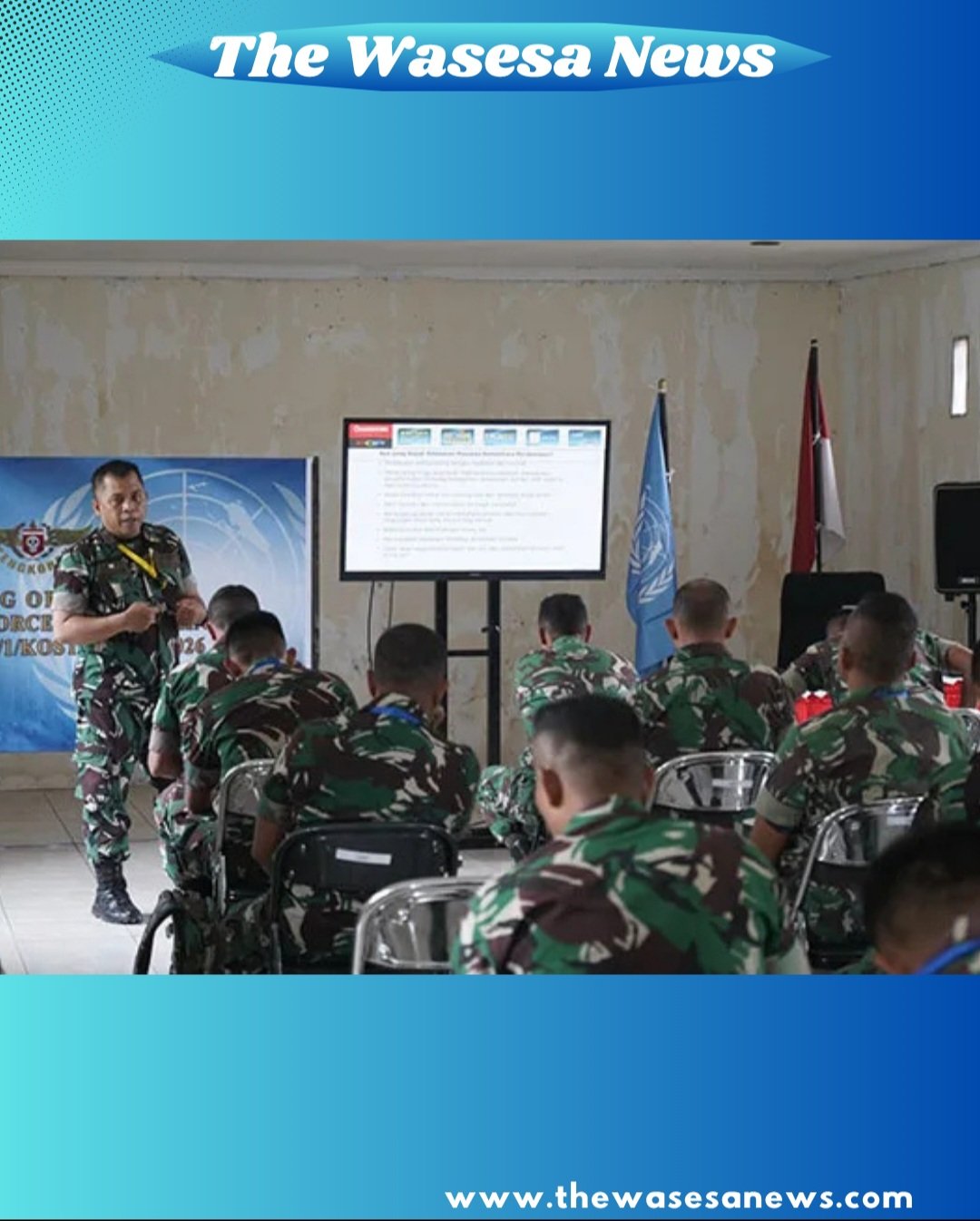 Bakti TNI Yonif 305/Tengkorak dalam pembekalan ToT misi perdamaian PBB. - thewasesanews.com