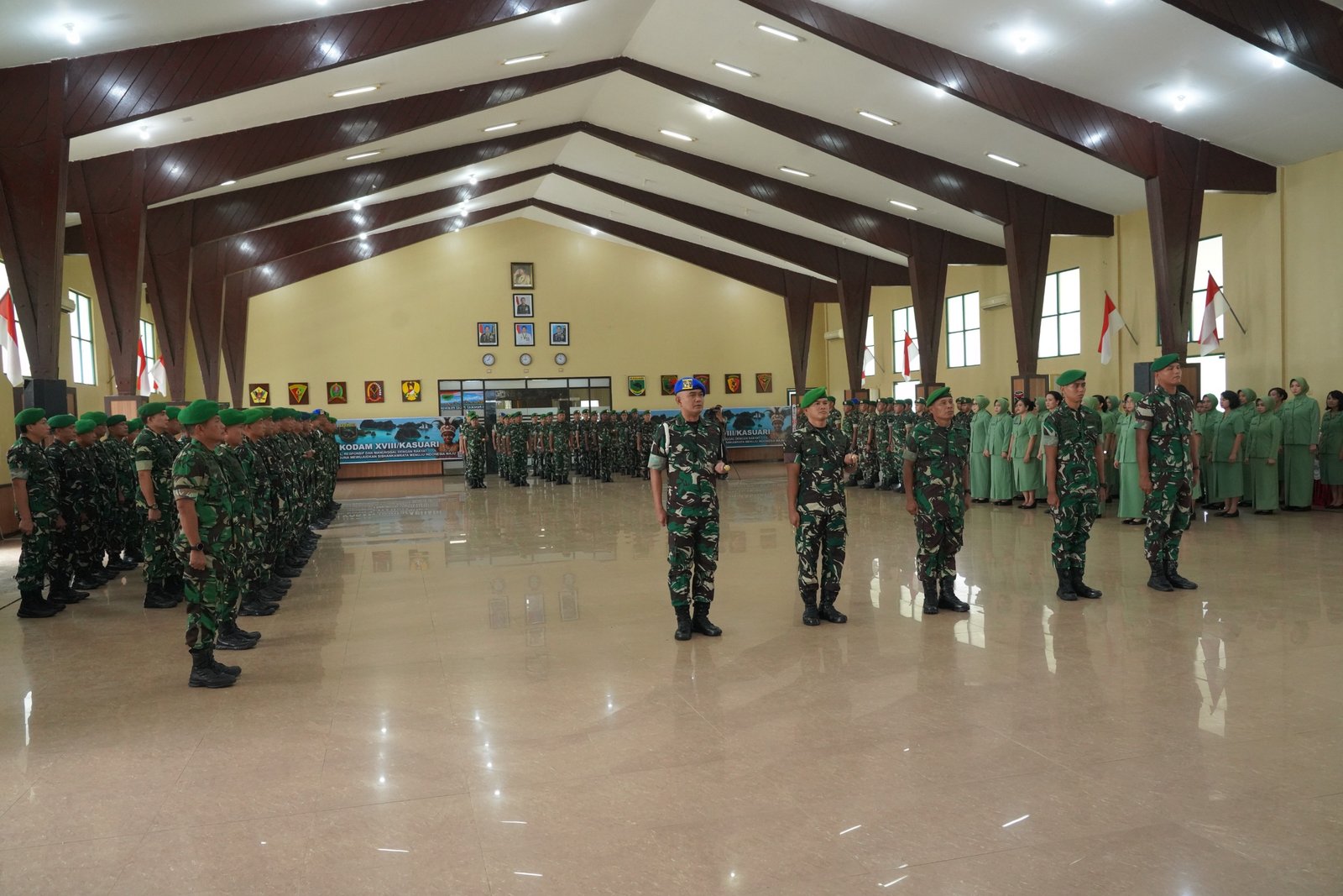 Kodam XVIII/Kasuari Geger! 25 Perwira Naik Pangkat di Arfai - thewasesanews.com