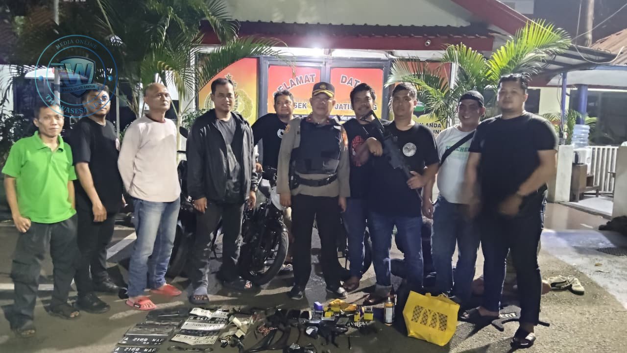 Polsek Jatiuwung Bekuk Dua Debt Collector Nyambi Spesialis Curanmor di Curug. - thewasesanews.com