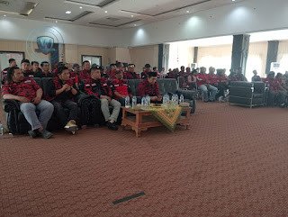Suasana Rakerwil KKPMP Banten di Gedung Diskominfo Cilegon yang dihadiri Ketua Mawil Jeri Kaspor dan 300 peserta lintas Mada se-Banten. - thewasesanews.com