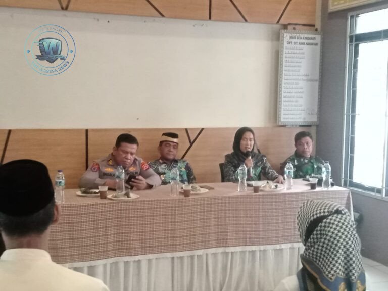 Musyawarah sengketa tanah wakaf di Desa Kandawati Gunung Kaler dihadiri Camat, Kades, DKM, dan Pihak PT Wintraco Asri Group. - thewasessnews.com