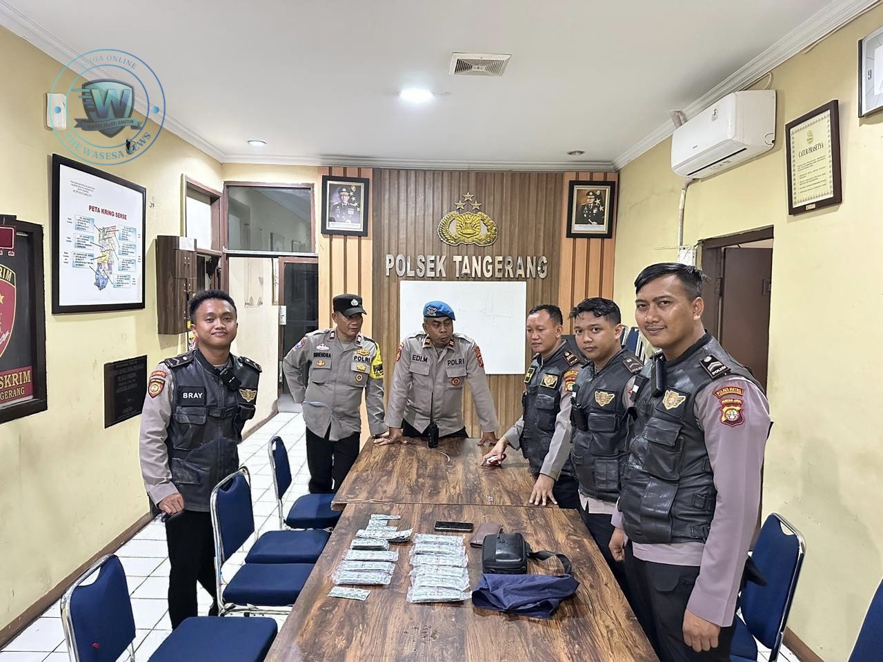 Polres Metro Tangerang Kota Gagalkan Peredaran Ribuan Obat Terlarang Tramadol di Jalan Windu Karya. - thewasesanews.com