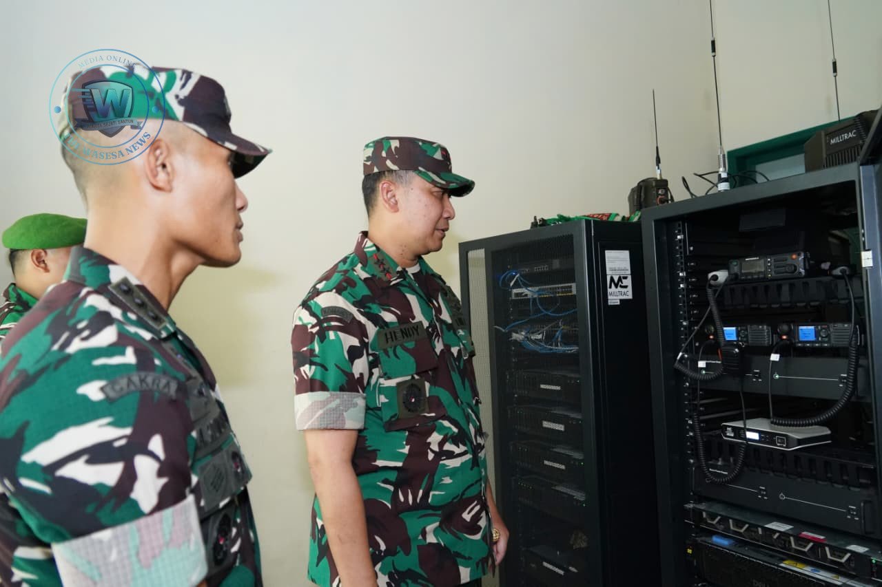 Kunker Pangdam I BB Mayjen TNI Hendy Antariksa ke Komlekdam I BB Pastikan Kesiapan Alkomlek dan Operasional Satuan. - thewasessnews.com