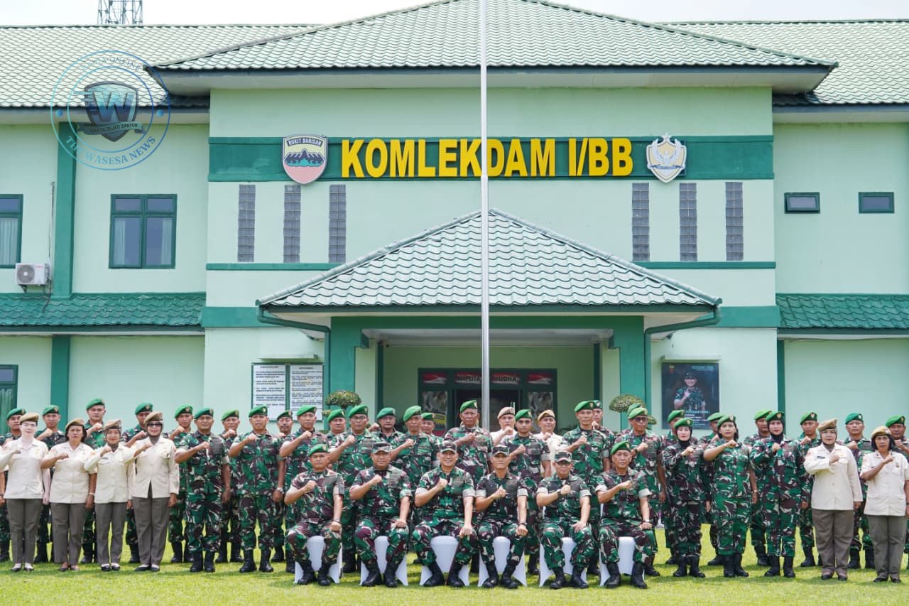 Kunker Pangdam I BB Mayjen TNI Hendy Antariksa ke Komlekdam I BB Pastikan Kesiapan Alkomlek dan Operasional Satuan. - thewasesanews.com