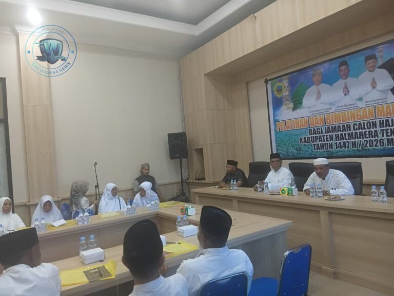 Pemkab Halmahera Tengah Laksanakan Manasik Haji 2026 Fokus Persiapan Kualitas Jemaah di Tengah Penurunan Kuota. - thewasesanews.com